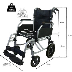 Fauteuil roulant de transfert ModuloLight